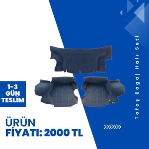 Tofaş Bagaj Halı Seti